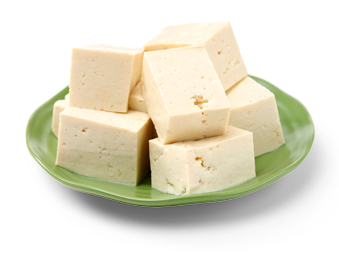Imagem de tofu cortado em cubos